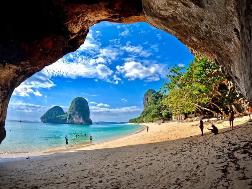 Krabi: 7 Islands Sunset Tour by Speedboat with Snorkeling - Railay’s Phra Nang Cave Beach: the limestone postcard that’s more than photos