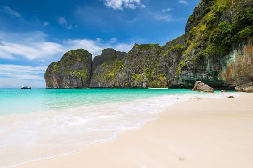 Krabi: One Day Phi Phi Island by speed boat ( Join ) - Pileh Lagoon: A 360-degree cliff swim moment