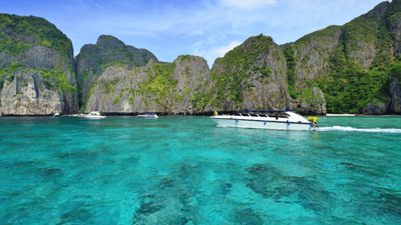 Krabi Phi Phi & Bamboo Island One Day Tour By Speed Boat - Bamboo Island: the first hour of white sand and clear water