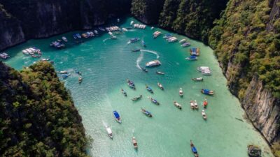 Krabi: Phi Phi Early Bird & 4 Island by Speedboat with Lunch - Getting to the action fast: Railay East Floating Pier and the speedboat ride
