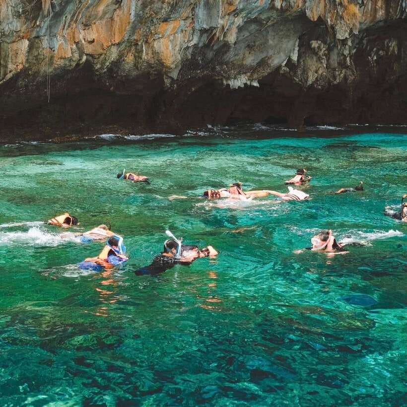 Krabi: Phi Phi Islands Speedboat Tour with Buffet Lunch - Pileh Lagoon: the emerald water stop that earns the photo memory
