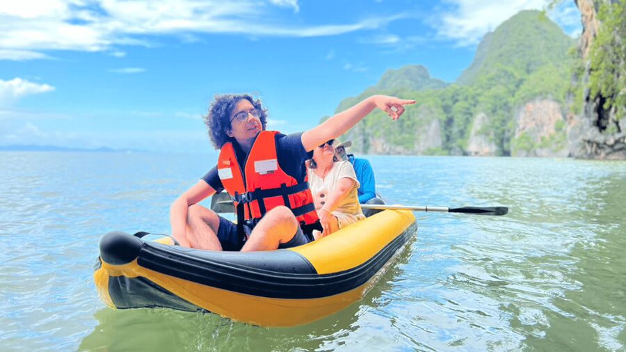 Krabi: Premium James Bond Island Speedboat & Canoe Trip - Big Tree (Ton Mai Yai) swim/photo stop on the return