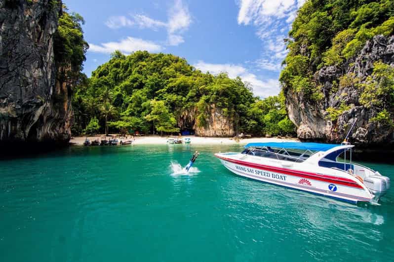 Krabi's Hong Island Speed Boat Blast with 360° Viewpoint - Speedboat Day Trip With Real Island Time (6 hours, not all day)