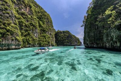 Krabi: Ultimate Phi Phi & Maya Bay Ascent by Speedboat - Pileh Lagoon swimming and the optional longtail detour
