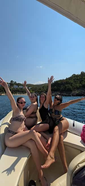 Ksamil Pigeon Cave Snorkeling free Drinks Speedboat In Group - Pulbardha and Pasqyrat Beaches: rugged shoreline + monastery-era clues
