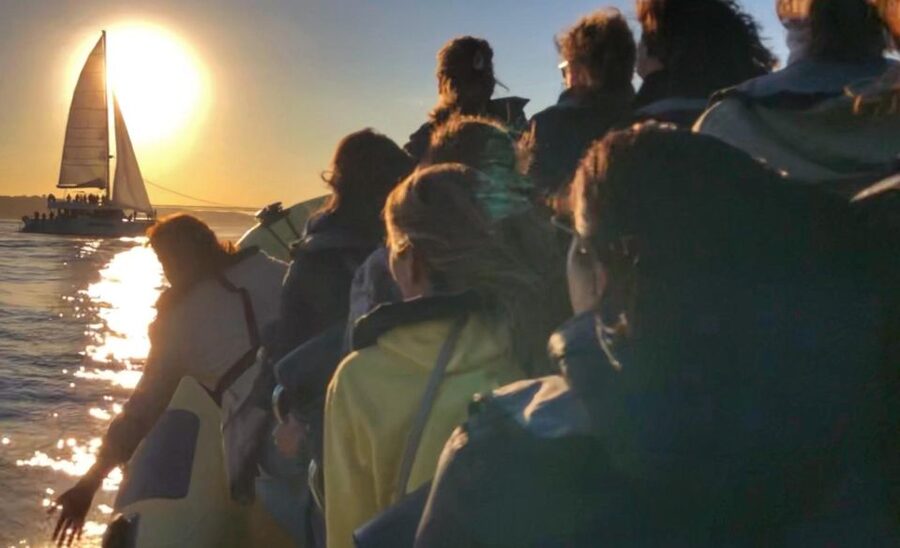 Lisbon Speedboat Sunset with Monuments Sightseeing - Crew, safety, and that Moscatel moment