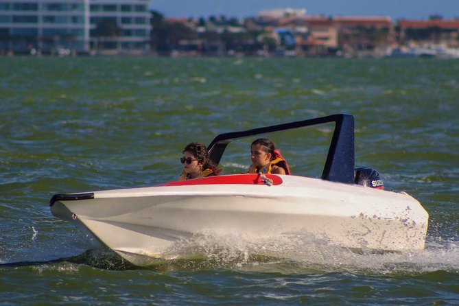 Live the experience of driving an Speedboat & Snorkel in CANCUN - Punta Nizuc Snorkeling on the Coral Reef Barrier