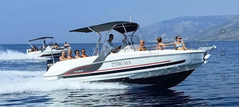 Makarska: 3-island Speedboat Cave & Blue Lagoon Tour - Brač final swim at Zirje Beach: the day ends with water again