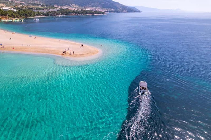 Makarska: 3-Island Speedboat Golden Horn & Blue Lagoon Tour - Bonus swim stop timing and the Nono Ban swim area