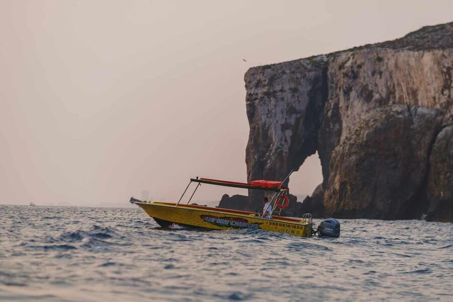 Malta: Blue Lagoon, Caves & around Comino Private Speedboat - Comino Reef, Elephant Rock, and the in-between scenery stops