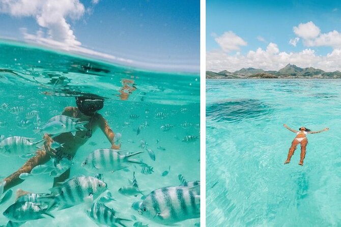 Mauritius : Ile Aux Cerfs 3 islands Speed Boat Trip with BBQ - Île aux Cerfs: the main event with BBQ lunch in sand