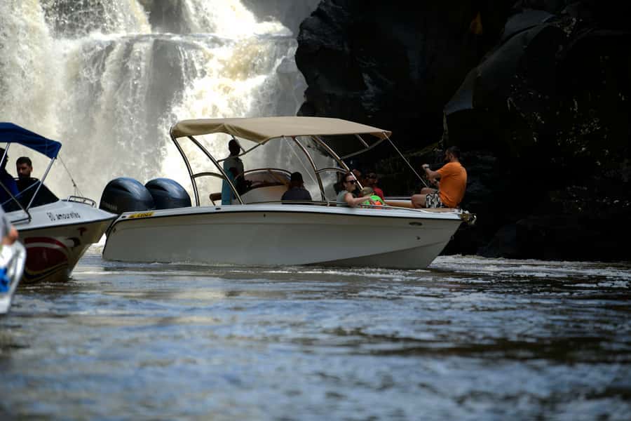Mauritius: Speedboat Ile aux Cerfs, GRSE Waterfall, BBQ, Bar - Grand River South East waterfall photo stop: quick sightseeing, real payoff