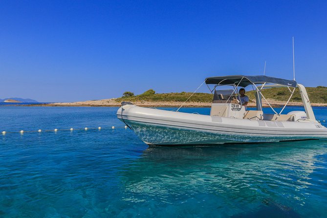 Mesmerizing Hvar speed boat tour with optional wine tasting - Green Lagoon Swim and Snorkel, plus a chance to feed fish