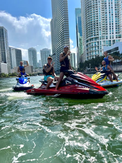 Miami: Jet Ski Adventure with Complimentary Speed Boat Ride - 1 hour on Biscayne Bay: The jet ski run that turns training into confidence