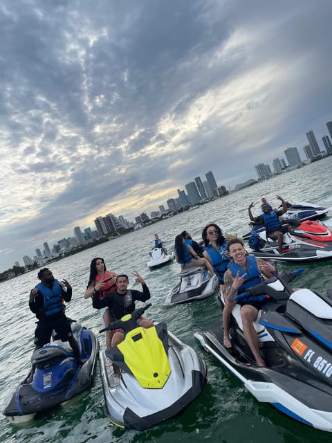 Miami: Jet Ski Adventure with Complimentary Speed Boat Ride - Safety briefing and gear: What you should expect on the water