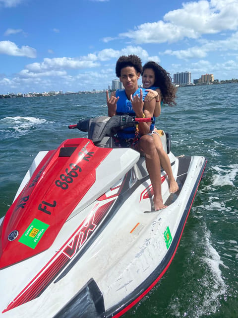 Miami: Jet Ski Adventure with Complimentary Speed Boat Ride - Can you share a jet ski? The comfort trade-off