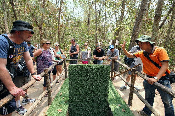 Morning CuChi Tunnels-Tapioca-Secret Traps Luxury Speedboat 2Ways - Guides Matter Here: Kiem, Nhu, Ting, and Tommy