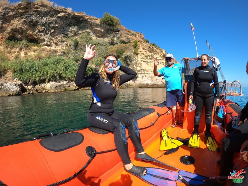 Nerja-Maro: Snorkeling & Sea Scooter Speedboat Trip - Sea Scooter Fun Near the Cliffs (With Room for One, or Two)