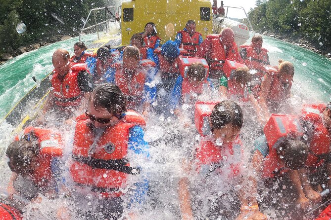 Niagara Falls USA, Open-Top (Wet) Jet Boat Tour - Route overview: Niagara Whirlpool, shoreline sights, and the rapids build-up