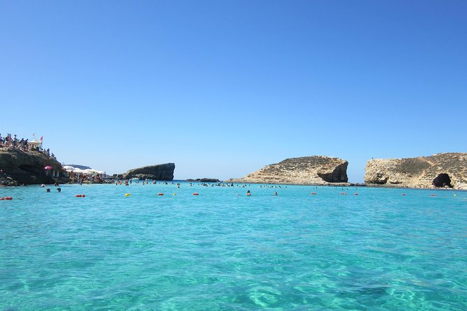 Okikoki Banis - Comino Blue Lagoon Speedboat Trip- Fast Ferry - Comino landing and the 5-hour Blue Lagoon beach window