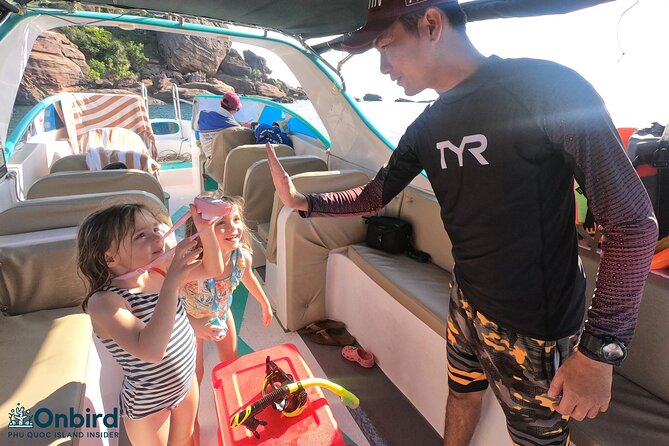 OnBird - Private family KID-FRIENDLY Snorkeling trip by speedboat in Phu Quoc - Safety briefing and underwater training that actually helps