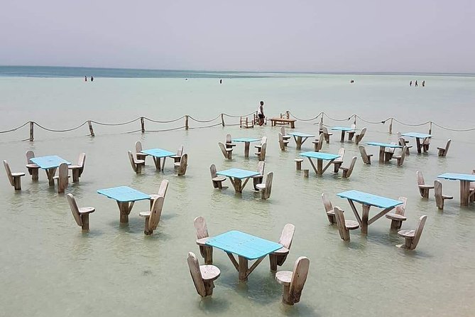 Orange Bay Island By Private Speedboat & snorkeling & Water Sport - Hurghada - Entering Orange Bay: beach time you can actually use