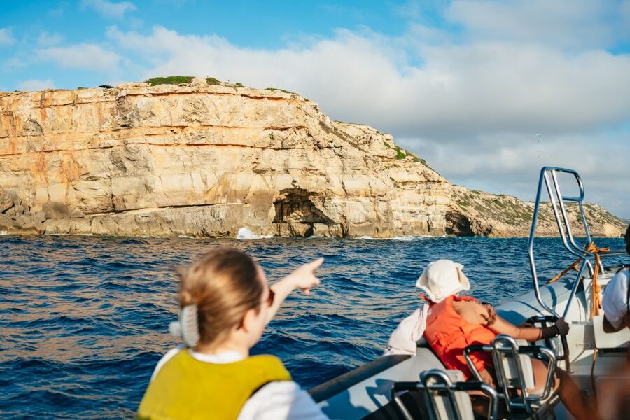 Palma Bay: 1-Hour Speedboat Adventure - The Swim and Snorkel Segment: Crystal Water Meets Caves