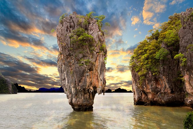 Phang Nga Bay Day Trip from Phuket by Speedboat - Talu Island canoe lagoons: slow water after speedboat time