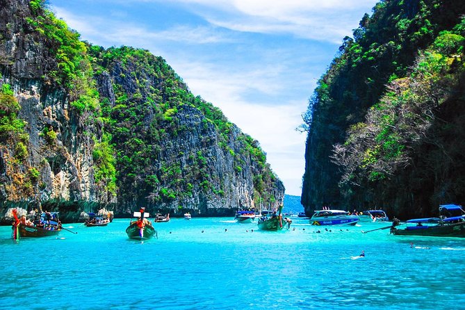 Phi Phi & Bamboo Islands Snorkeling Tour with Lunch by Speedboat - Monkey Beach: short photo time, quick wildlife energy