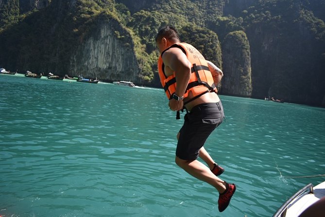 Phi Phi Islands Speedboat Full-Day Tour from Phuket+ Buffet Lunch - Stop 1 at Pileh Bay and Green Island Snorkeling: The Water Time You’ll Remember