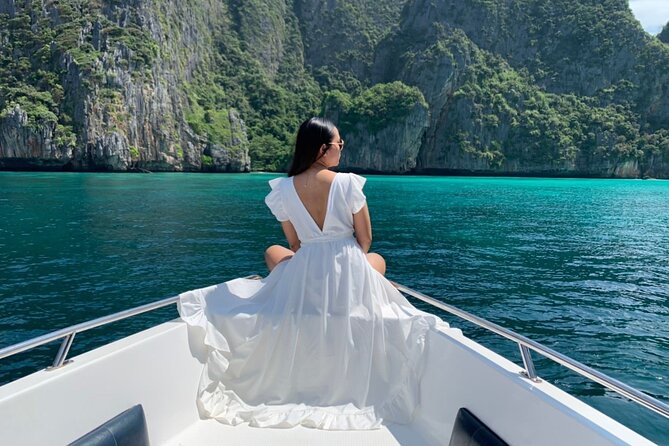 Phi Phi , Khai & Maya : Unforgettable Island Hopping by Speedboat - Pileh Bay and the lagoon swim