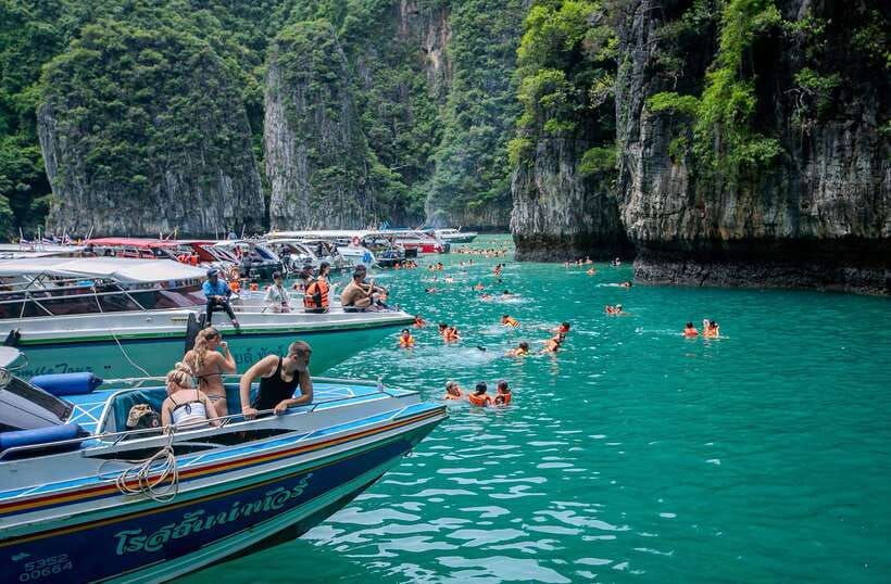 Phi Phi: Sunset and Plankton by Speed Boat with Snorkeling - Pileh Lagoon: the clear-water snorkeling that makes the trip worth it