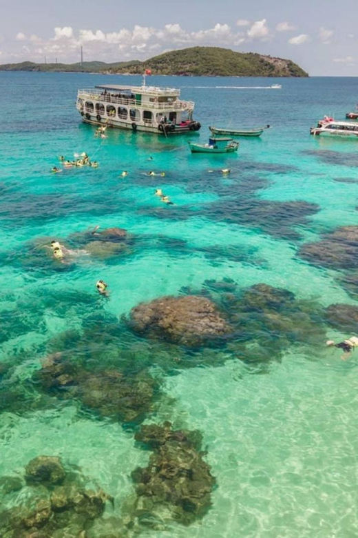 Phu Quoc: 3 Islands Trip Snorkeling by Speed Boat - May Rut Trong Island: lunch plus the white-sand lagoon break