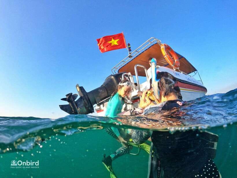 Phu Quoc: Speed Boat Tour 4 Islands - 2 Reefs Snorkeling - Reef-friendly snorkeling gear: anti-fog masks, fins, and real help fitting you