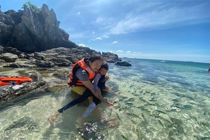 PHUKET Half Day Trip 3 Khai Island+Snorkeling by Speed Boat - Khai Nui snorkeling for coral, fish, and real underwater viewing