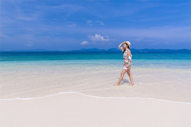PHUKET Half Day Trip 3 Khai Island+Snorkeling by Speed Boat - Khai Nok: white-sand beach time and clear-water swims