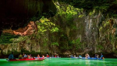 Phuket: James Bond Island Day Trip by Speed Boat with Lunch - Speedboat cruising in Phang Nga Bay: quick, scenic, and a bit bouncy