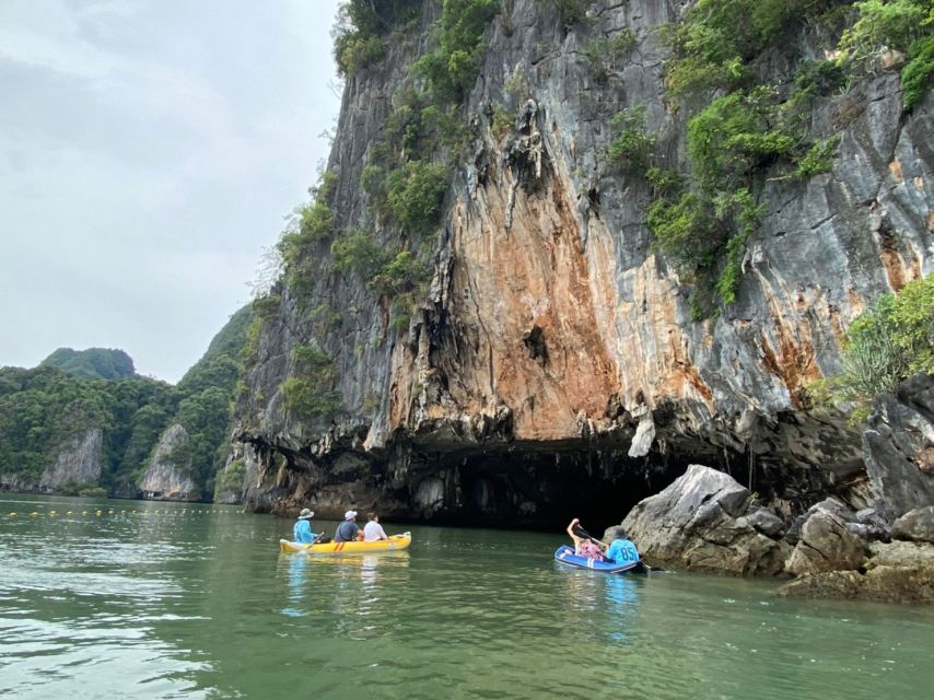 Phuket: James Bond Island Private Speedboat Charter Tour - Hong Island canoeing through mangroves and into sea caves