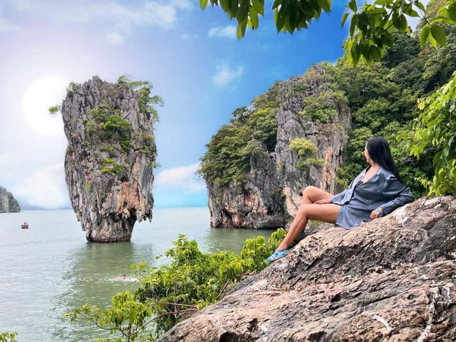 Phuket: James Bond Island Speedboat Tour with Canoeing - Ko Yao Yai and the private beach pause