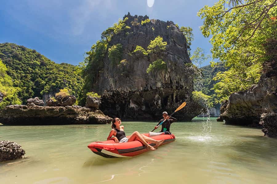 Phuket: Lazy Khao Phing Kan & Yao Islands Speedboat Day Tour - Leam Nga to AA Marina: settling in before the speedboat run