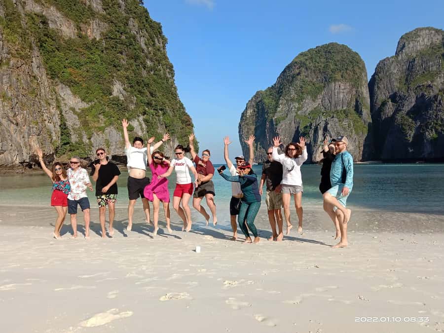 Phuket: Phi Phi Island Sunrise Group Speedboat Tour - Monkey Beach and Viking Cave: Short Stops with Specific Payoff