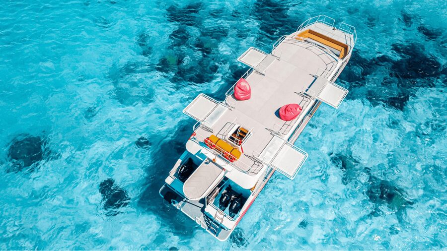 Phuket: Phi Phi Khai or Maiton Island by Speedboat/Catamaran - Maiton Island upgrade: Honeymoon Island water toys (and what you give up)