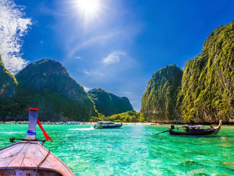 Phuket; Phi Phi, Maya Bay, Bamboo or Khai Island Speedboat - Bamboo or Khai Islands: your first big swim stop