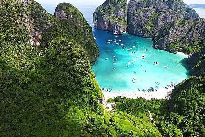PHUKET: Phi Phi-Maya-Yao Yai-Khai Island by Speed Boat with Lunch - Phi Phi Don: Monkey Beach area and coral snorkeling