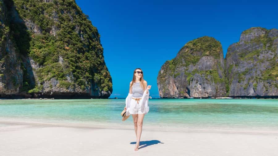 Phuket: Phi Phi Pileh Lagoon Bamboo Island by Speed Boat - Pileh Lagoon: the “swimming pool” you can actually feel