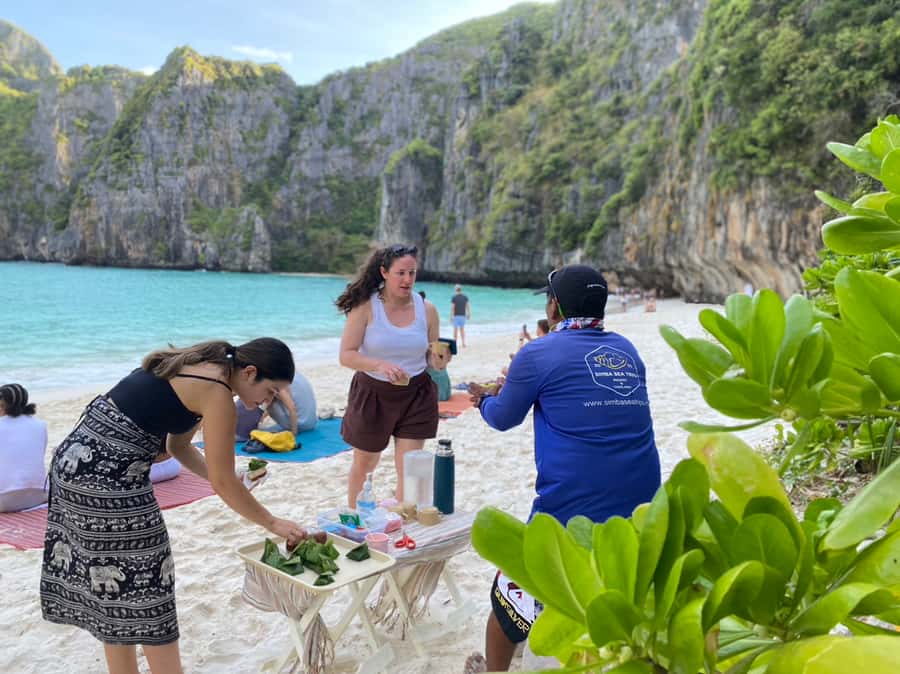 Phuket to Phi Phi Full-Day Luxury Speed Boat Charter - Monkey Beach and Viking Cave: nature stops with real payoff