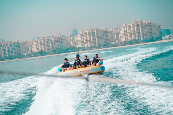Private 60-min Group Tubing on Speedboat in Dubai - The Tubing Session: Two Riders at a Time, One Big Challenge