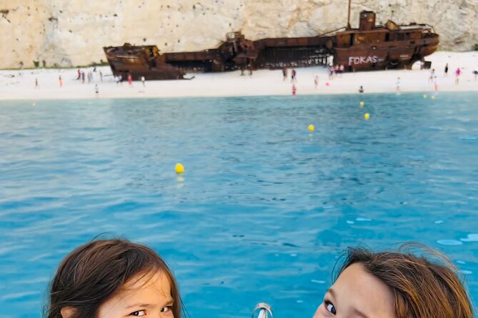 Private 7m 250hp speed boat tour Shipwreck Blue caves up to 8pax - Where the tour starts: Psarou Harbor area logistics that stay simple