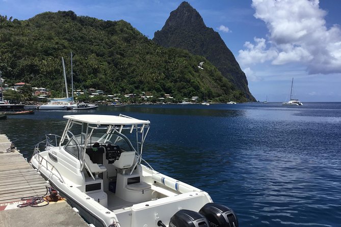 Private All Inclusive Speedboat to Soufriere with Lunch, Mud Bath & Waterfall - The crew that makes it feel personal: Tyler, Captain Alvin, Captain Kevin, Tyrese, Mozart
