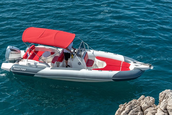 Private Blue Lagoon and island Solta speedboat tour - FULL DAY - Blue Lagoon and Krknjaši Bay: The Swim-and-Snorkel Core